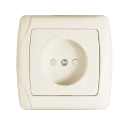 Мадрид Розетка 1-местная 10А без заземления бежевая с защ. штор. EKF Мадрид Розетка 1-местная 10А без заземления бежевая с защ. штор. EKF