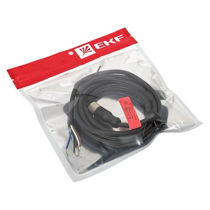 Кабель-разъем М12 4-PIN прямой PLG-12-4-2 Кабель-разъем М12 4-PIN прямой PLG-12-4-2