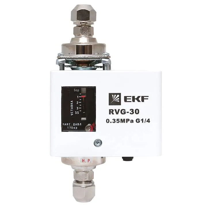 Реле перепада давления EKF RVG-30-0,35-4 (0,35 МПа) Реле перепада давления EKF RVG-30-0,35-4 (0,35 МПа)