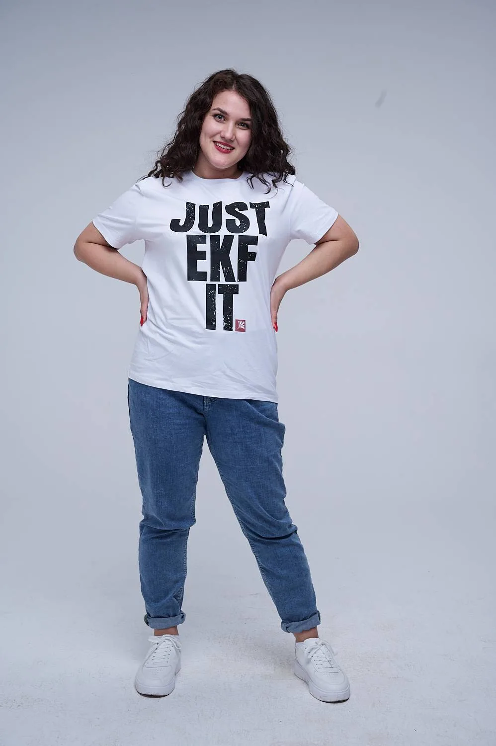 Футболка белая Just EKF it L Футболка белая Just EKF it L