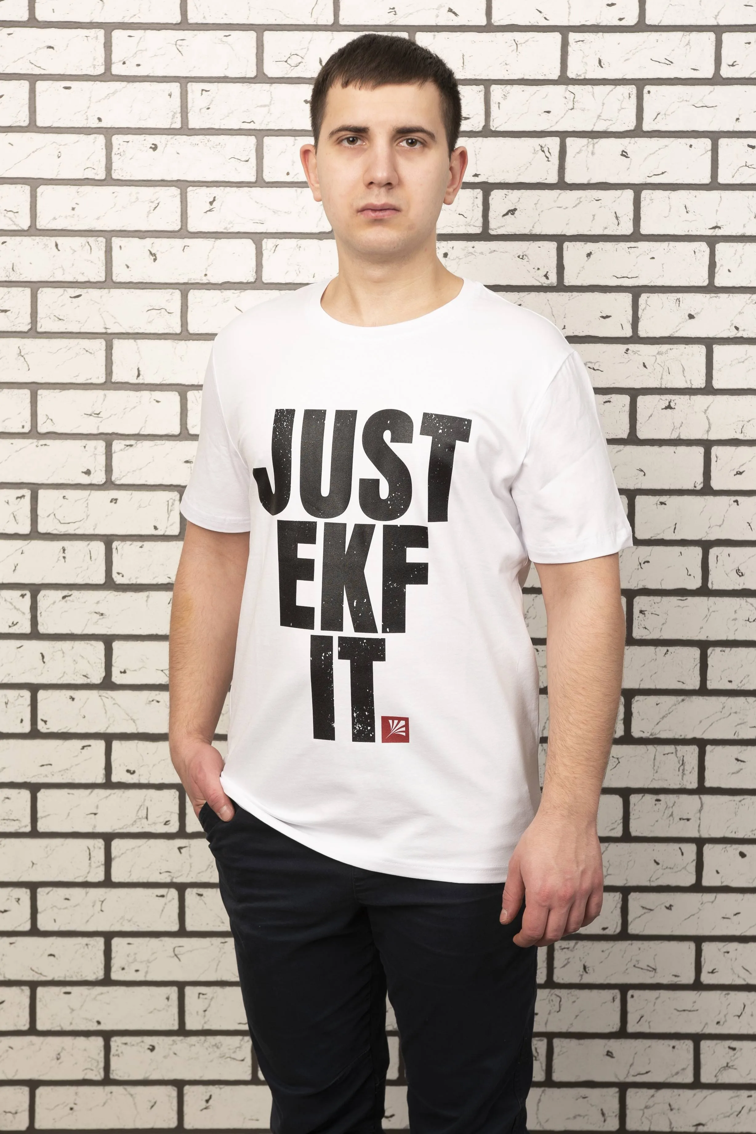 Футболка белая Just EKF it L Футболка белая Just EKF it L
