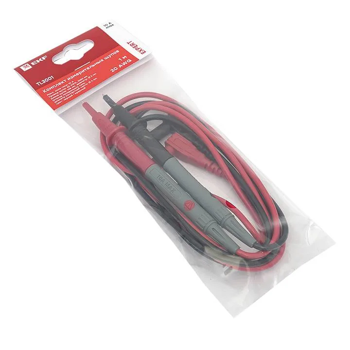 Комплект измерительных щупов TL3001 (1м)(20AWG) EKF Expert Комплект измерительных щупов TL3001 (1м)(20AWG) EKF Expert