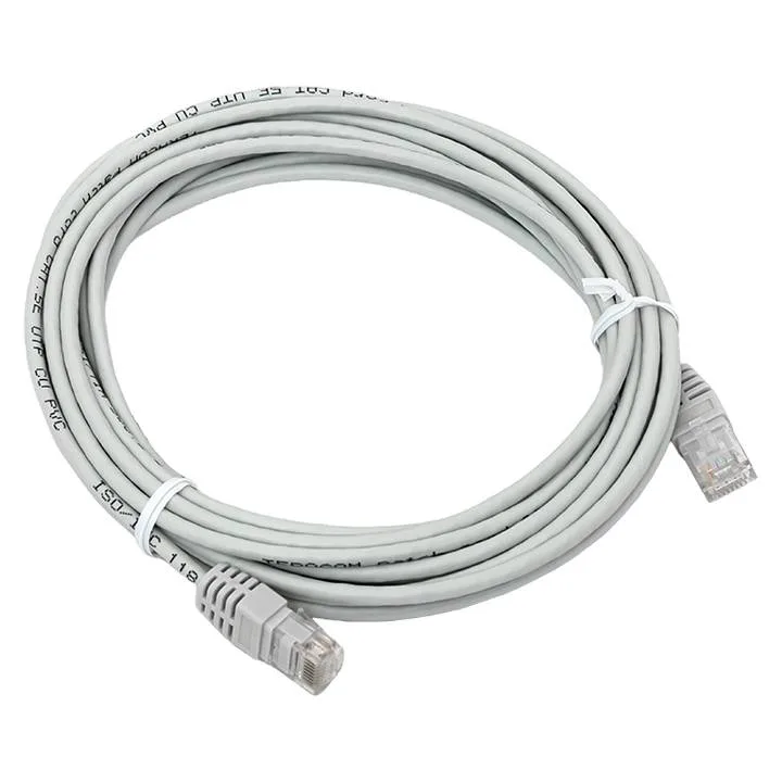 Патч-корд TERACOM Cat.5E (1Гбит/с) неэкранированный UTP оболочка PVC серый (5м) Патч-корд TERACOM Cat.5E (1Гбит/с) неэкранированный UTP оболочка PVC серый (5м)