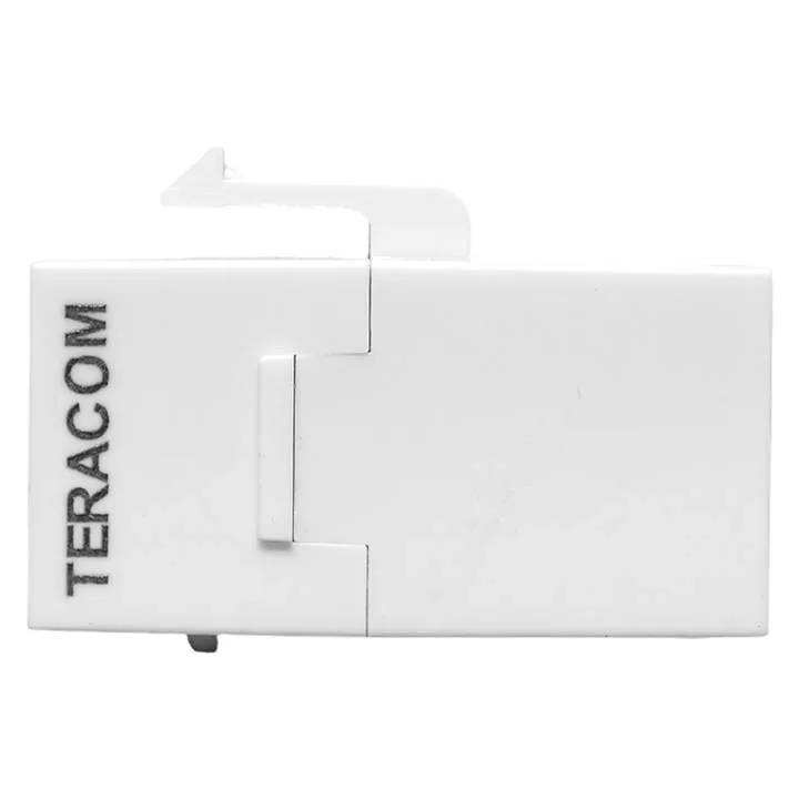 Адаптер проходной TERACOM Cat.5E неэкранированный RJ45-RJ45 тип Keystone белый Адаптер проходной TERACOM Cat.5E неэкранированный RJ45-RJ45 тип Keystone белый