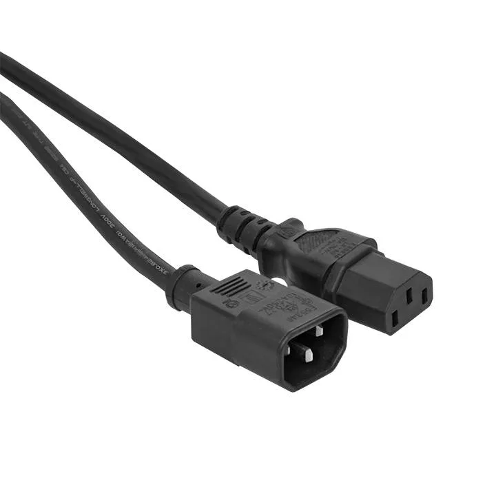 Кабель питания TERACOM для PDU IEC 60320 C13 - IEC 60320 C14 сечение 3x1,5мм2 250В 10A длина 2,0 метра Кабель питания TERACOM для PDU IEC 60320 C13 - IEC 60320 C14 сечение 3x1,5мм2 250В 10A длина 2,0 метра