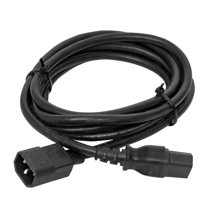 Кабель питания TERACOM для PDU IEC 60320 C13 - IEC 60320 C14 сечение 3x1,5мм2 250В 10A длина 3,0 метра Кабель питания TERACOM для PDU IEC 60320 C13 - IEC 60320 C14 сечение 3x1,5мм2 250В 10A длина 3,0 метра