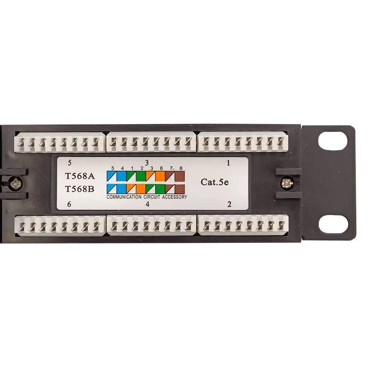 Патч-панель TERACOM 19'' Cat.5E 1U неэкранированная UTP 24 порта RJ-45 110 IDC Патч-панель TERACOM 19'' Cat.5E 1U неэкранированная UTP 24 порта RJ-45 110 IDC
