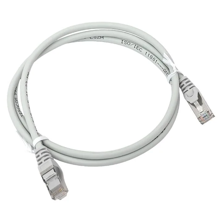 Патч-корд TERACOM PRO Cat.5E экранированный FTP оболочка LSZH серый (1,0м) Патч-корд TERACOM PRO Cat.5E экранированный FTP оболочка LSZH серый (1,0м)
