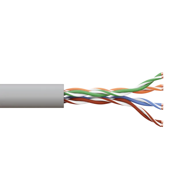 Кабель витая пара TERACOM PRO Cat.5E U/UTP 4 пары solid 24AWG оболочка LSZH нг(А)-HF цвет серый (упак. 305м) Кабель витая пара TERACOM PRO Cat.5E U/UTP 4 пары solid 24AWG оболочка LSZH нг(А)-HF цвет серый (упак. 305м)