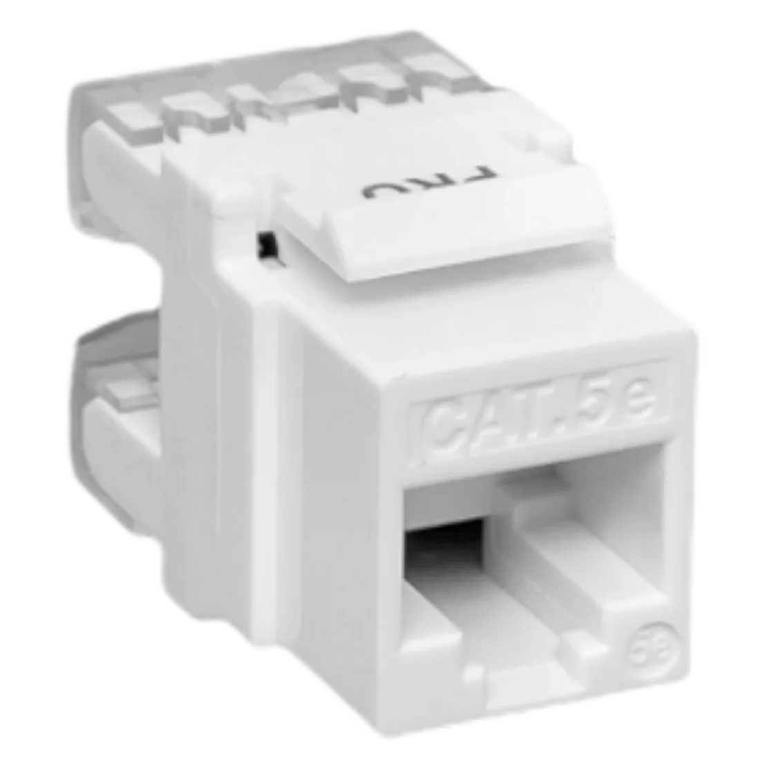Модуль Keystone TERACOM PRO Cat.5E RJ-45 неэкранированный 110 IDC 180 градусов белый