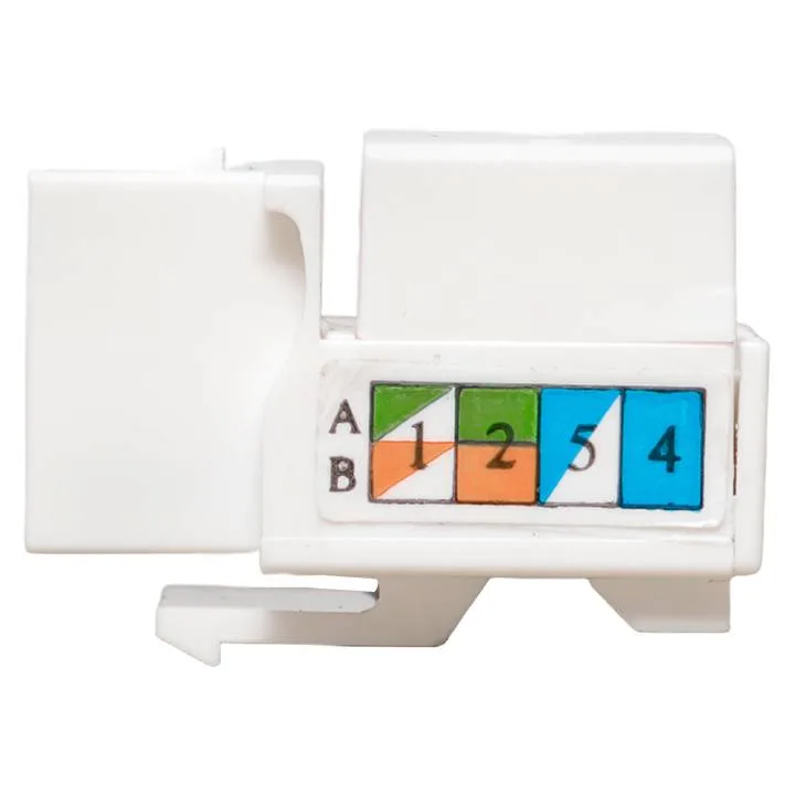 Модуль Keystone TERACOM PRO Cat.5E RJ-45 неэкранированный 110 IDC 90 градусов белый Модуль Keystone TERACOM PRO Cat.5E RJ-45 неэкранированный 110 IDC 90 градусов белый
