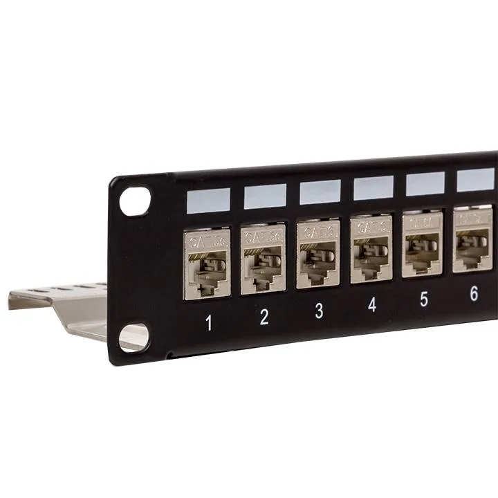 Патч-панель модульная TERACOM PRO 19'' 1U экранированная 24 порта с органайзером (пустая) Патч-панель модульная TERACOM PRO 19'' 1U экранированная 24 порта с органайзером (пустая)