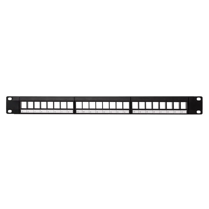 Патч-панель модульная TERACOM PRO 19'' 1U неэкранированная 24 порта с органайзером (пустая) Патч-панель модульная TERACOM PRO 19'' 1U неэкранированная 24 порта с органайзером (пустая)