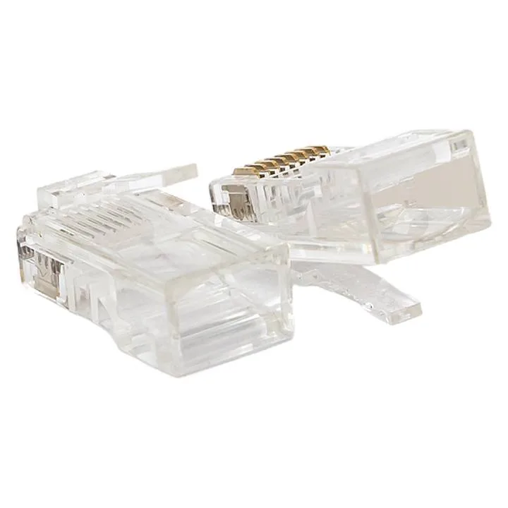 Коннектор RJ-45 TERACOM PRO неэкранированный 8P8C 30мкд Cat.5E универсальный (упак.10шт) Коннектор RJ-45 TERACOM PRO неэкранированный 8P8C 30мкд Cat.5E универсальный (упак.10шт)