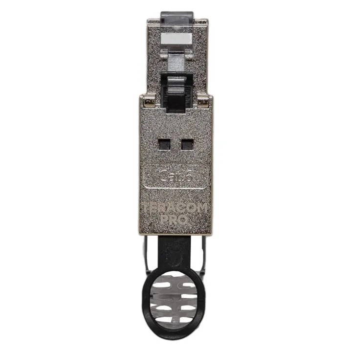 Коннектор TERACOM PRO полевой заделки RJ-45 (8P8C) экранированный STP для кабеля Cat.6 Коннектор TERACOM PRO полевой заделки RJ-45 (8P8C) экранированный STP для кабеля Cat.6