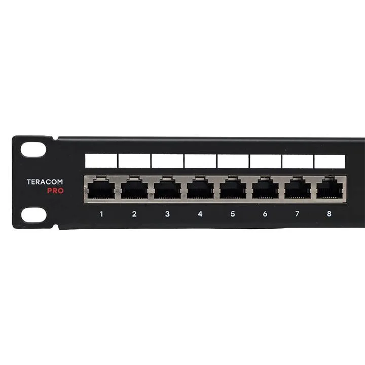 Патч-панель TERACOM PRO 19'' Cat.5E 1U полный экран STP 24 порта RJ-45 Dual IDC с органайзером Патч-панель TERACOM PRO 19'' Cat.5E 1U полный экран STP 24 порта RJ-45 Dual IDC с органайзером