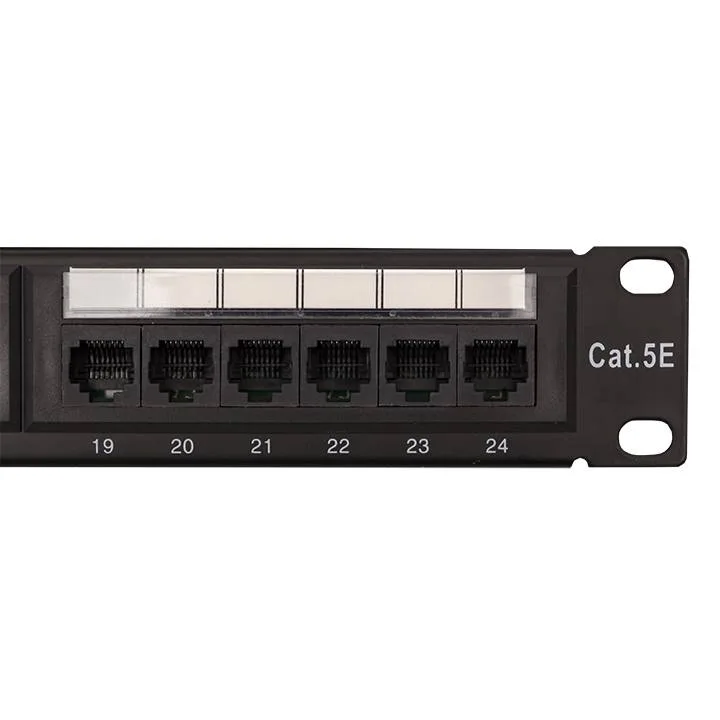 Патч-панель TERACOM PRO 19'' Cat.5E 1U неэкранированная UTP 24 порта RJ-45 Dual IDC с органайзером Патч-панель TERACOM PRO 19'' Cat.5E 1U неэкранированная UTP 24 порта RJ-45 Dual IDC с органайзером