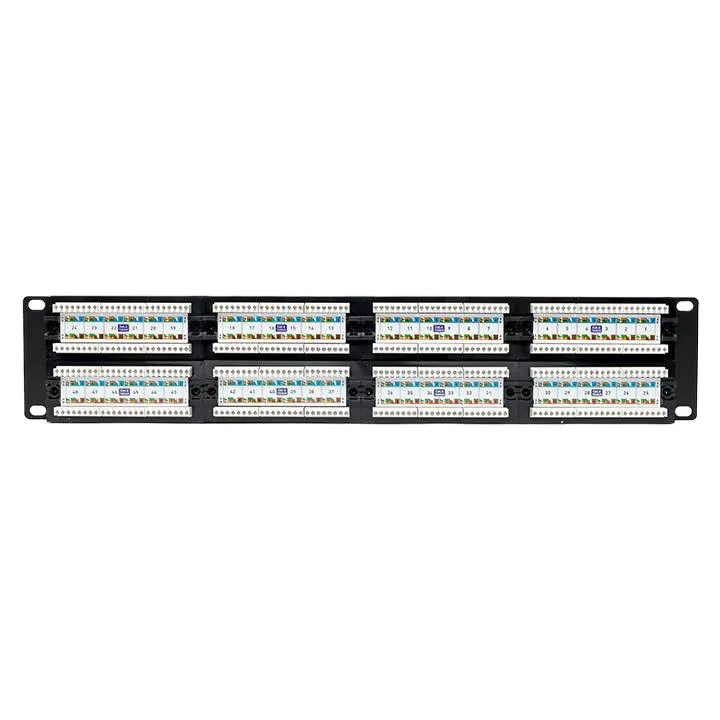 Патч-панель TERACOM PRO 19'' Cat.6 2U неэкранированная UTP 48 портов RJ-45 Dual IDC Патч-панель TERACOM PRO 19'' Cat.6 2U неэкранированная UTP 48 портов RJ-45 Dual IDC