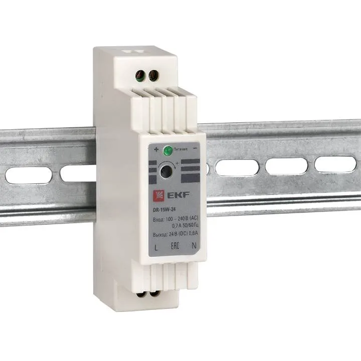 Блок питания 24В DR-15W-24 EKF PROxima Блок питания 24В DR-15W-24 EKF PROxima