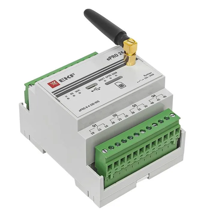 Контроллер базовый ePRO24 удаленного управления 6вх\4вых 230В WiFi GSM с внешней антенной EKF PROxima Контроллер базовый ePRO24 удаленного управления 6вх\4вых 230В WiFi GSM с внешней антенной EKF PROxima