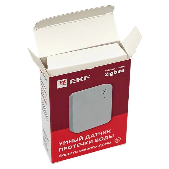 Умный датчик протечки Zigbee EKF Connect Умный датчик протечки Zigbee EKF Connect