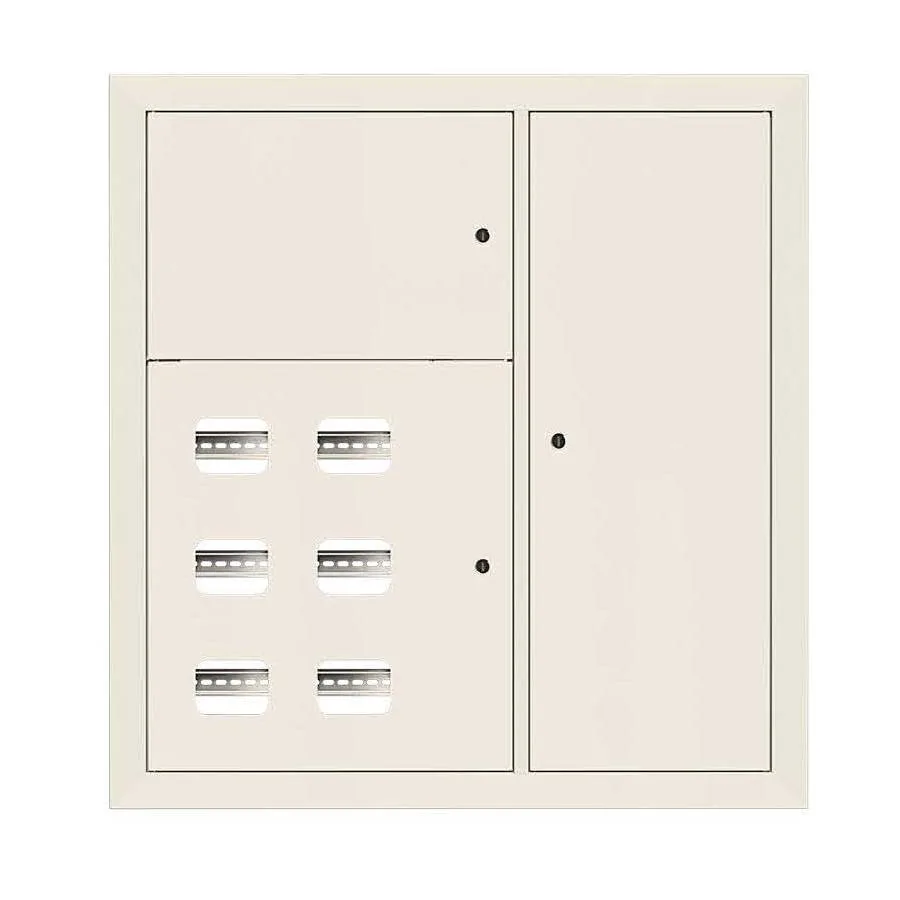 Щит этажный 6 кв. RAL9001 (1000х950х150) EKF Basic Щит этажный 6 кв. RAL9001 (1000х950х150) EKF Basic
