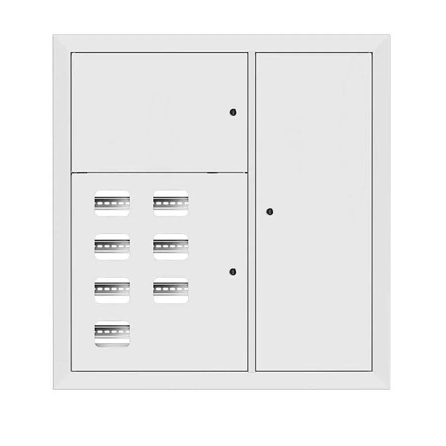 Щит этажный 7 кв. RAL9003 (1000х950х150) EKF Basic Щит этажный 7 кв. RAL9003 (1000х950х150) EKF Basic