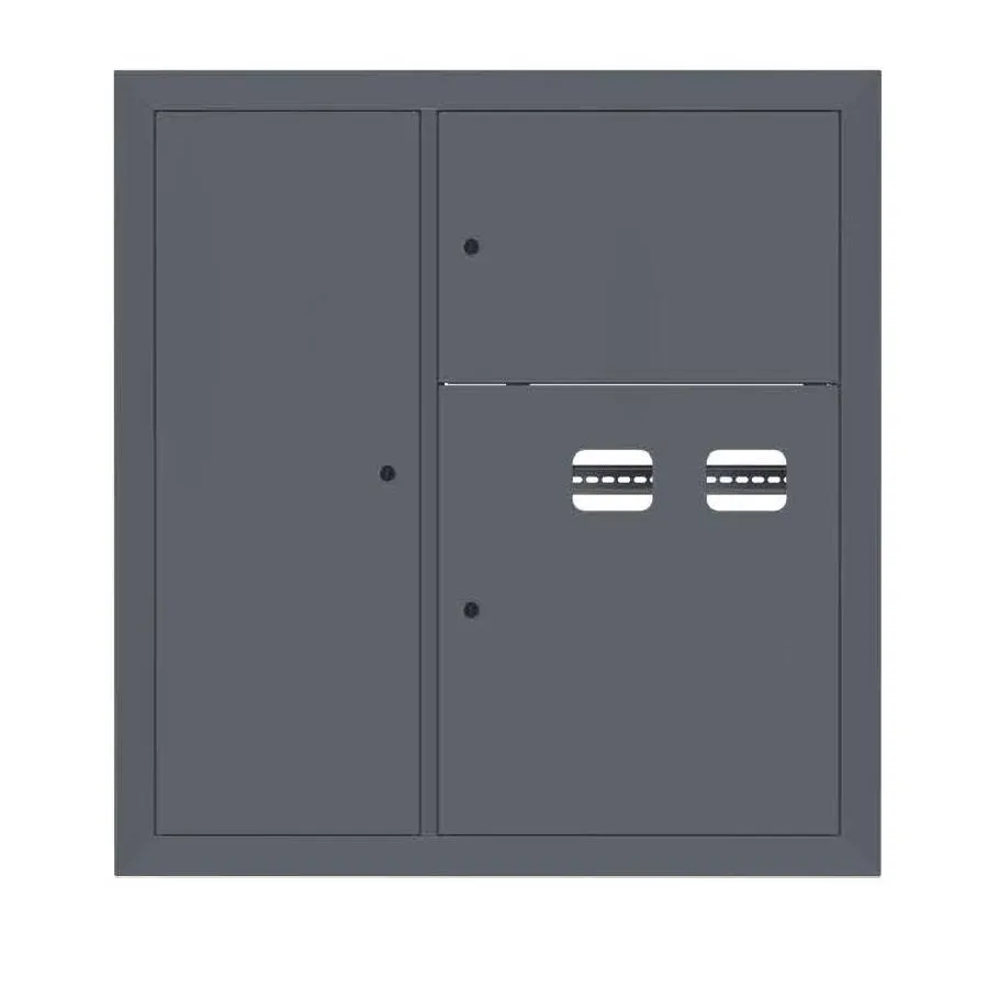 Щит этажный 2 кв. слаботочка слева RAL7024 (1000х950х150) EKF PROxima Щит этажный 2 кв. слаботочка слева RAL7024 (1000х950х150) EKF PROxima