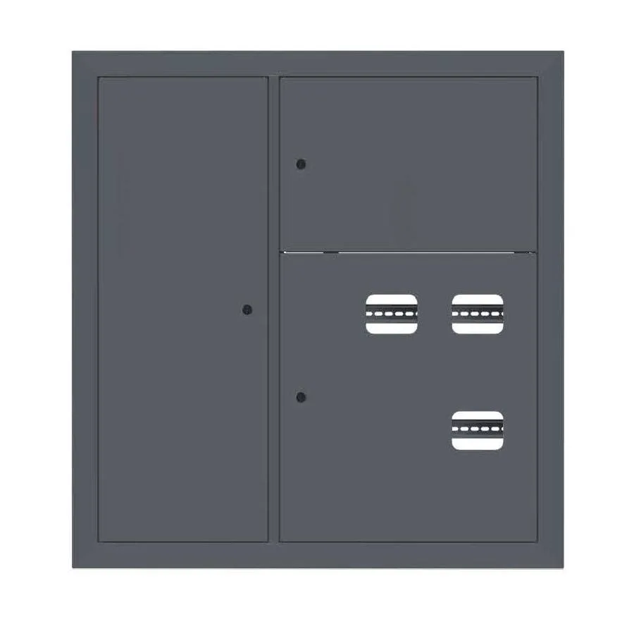 Щит этажный 3 кв. слаботочка слева RAL7016 (1000х950х150) EKF PROxima