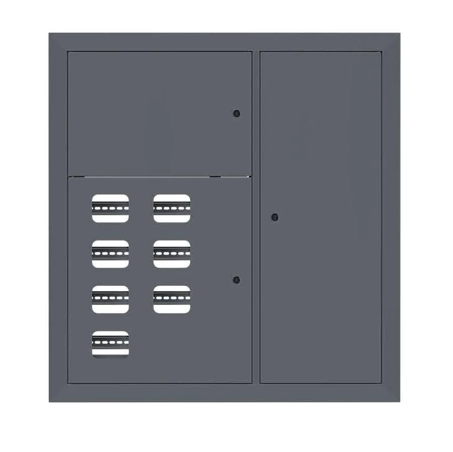 Щит этажный 7 кв. RAL7024 (1000х950х150) EKF PROxima Щит этажный 7 кв. RAL7024 (1000х950х150) EKF PROxima