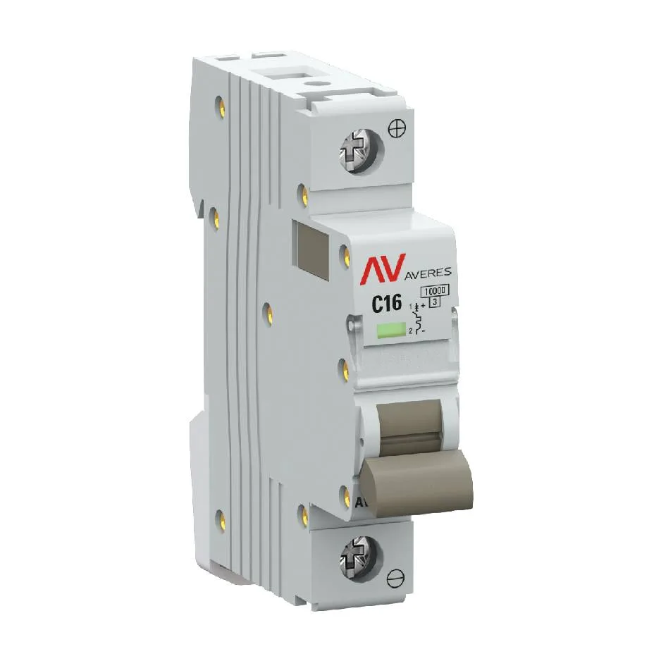 Выключатель автоматический AV-10 DC 1P 16A (C) 10kA EKF AVERES Выключатель автоматический AV-10 DC 1P 16A (C) 10kA EKF AVERES