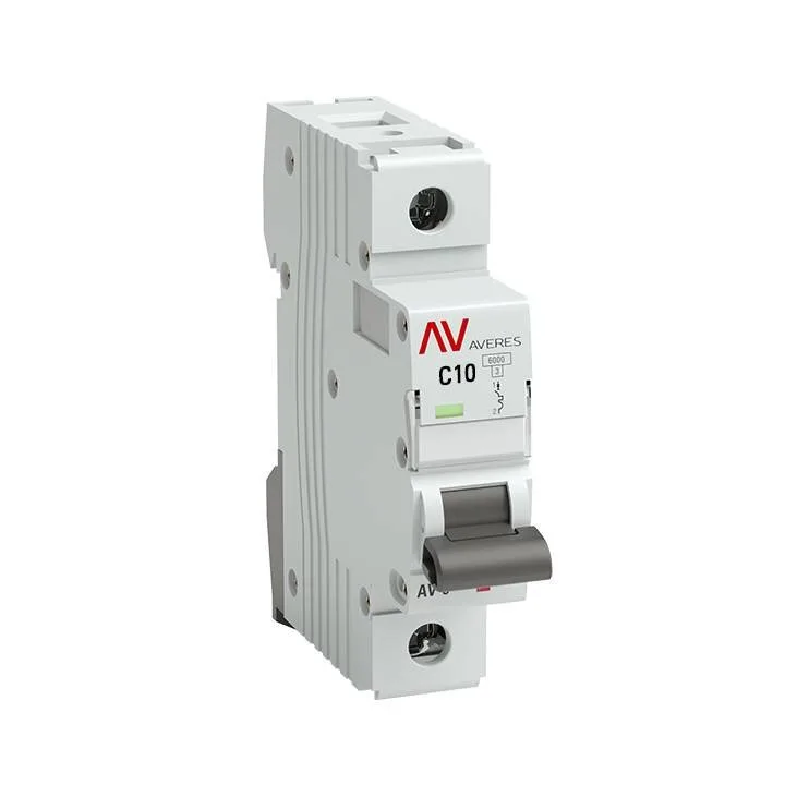 Выключатель автоматический AV-10 1P 10A (C) 10kA EKF AVERES mcb10-1-10C-av Выключатель автоматический AV-10 1P 10A (C) 10kA EKF AVERES mcb10-1-10C-av