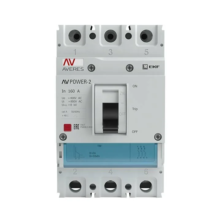 Автоматический выключатель AV POWER-1/3 160А 35kA TR Автоматический выключатель AV POWER-1/3 160А 35kA TR