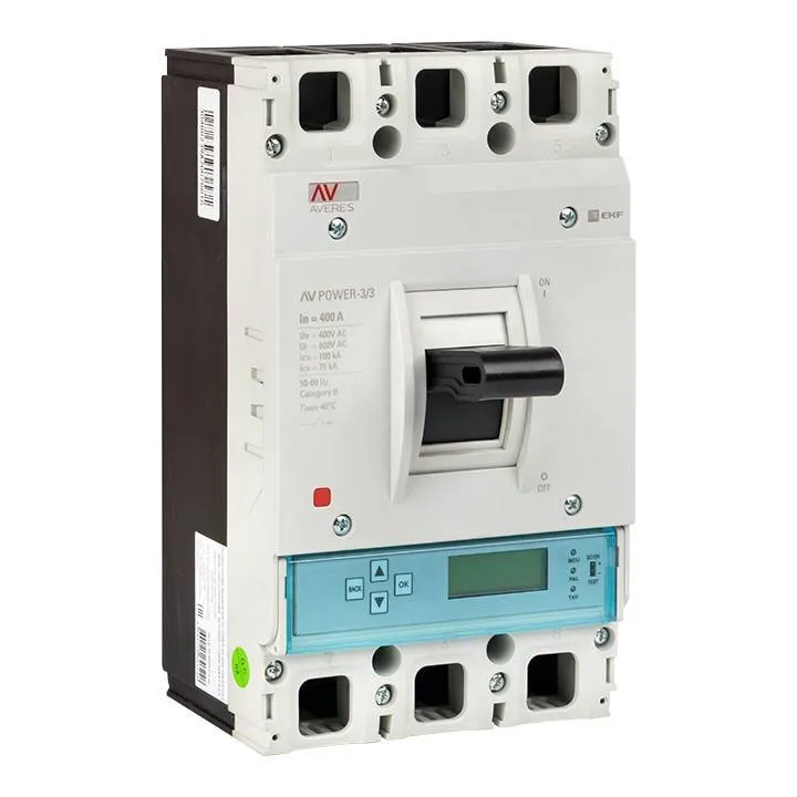 Автоматический выключатель AV POWER-3/3 400А 100kA ETU6.0 EKF AVERES Автоматический выключатель AV POWER-3/3 400А 100kA ETU6.0 EKF AVERES