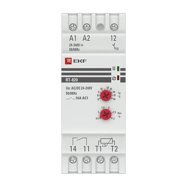 Реле температуры RT-820 (-5....+40 С) EKF PROxima Реле температуры RT-820 (-5....+40 С) EKF PROxima