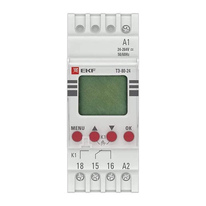 Таймер электронный ТЭ-80 24-230В EKF PROxima Таймер электронный ТЭ-80 24-230В EKF PROxima