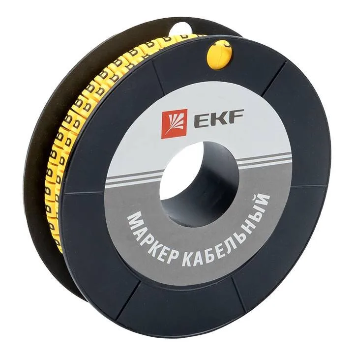 Маркер кабельный 1,5 мм2 B (1000 шт.) (ЕС-0) EKF PROxima