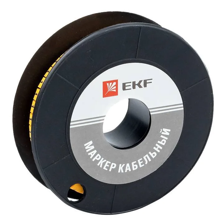 Маркер кабельный 4,0 мм2 1 (500 шт.) (ЕС-2) EKF PROxima