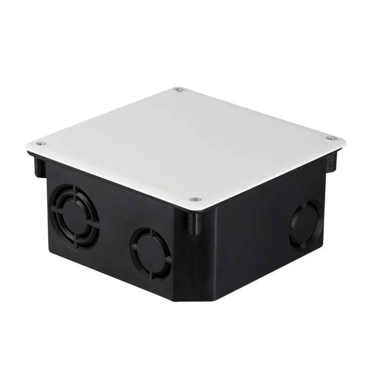 Коробка распаячная КМТ-010-006 с крышкой для твердых стен (107х107х50) с саморезами IP20 EKF PROxima Коробка распаячная КМТ-010-006 с крышкой для твердых стен (107х107х50) с саморезами IP20 EKF PROxima