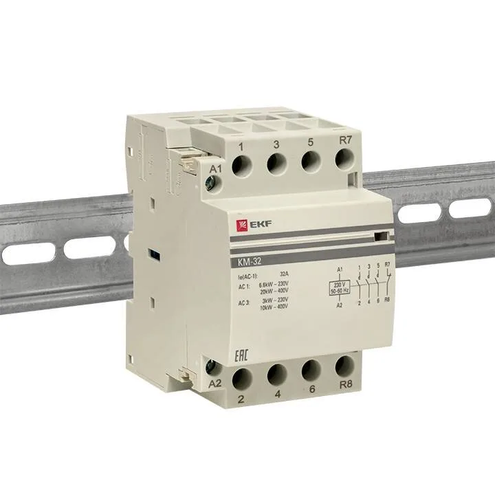 Контактор модульный КМ 32А 3NО+NC (3 мод.) EKF PROxima Контактор модульный КМ 32А 3NО+NC (3 мод.) EKF PROxima