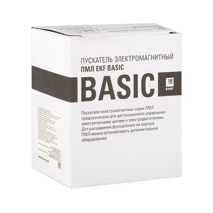 Пускатель электромагнитный серии ПМЛ-2161ДМ 32А 230В EKF Basic Пускатель электромагнитный серии ПМЛ-2161ДМ 32А 230В EKF Basic