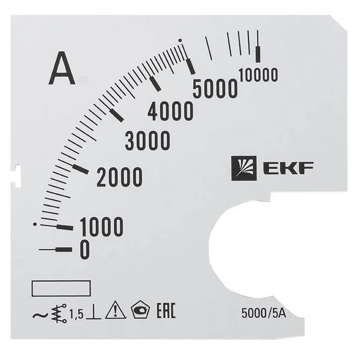 Шкала сменная для A961 5000/5А-1,5 EKF PROxima Шкала сменная для A961 5000/5А-1,5 EKF PROxima