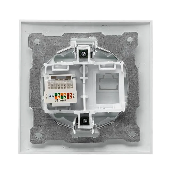 Валенсия розетка компьютерная RJ-45 1-местная белая EKF PROxima Валенсия розетка компьютерная RJ-45 1-местная белая EKF PROxima