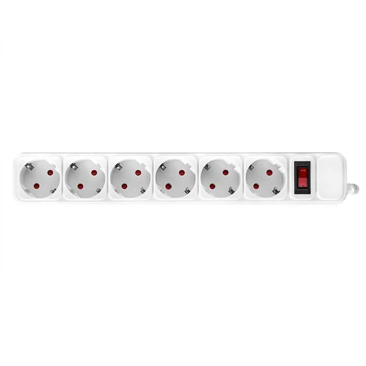 Сетевой фильтр 6*3м 10А/2,2 кВт с выкл. c/з ПВС 3х0,75 Блокбастер EKF PROxima Сетевой фильтр 6*3м 10А/2,2 кВт с выкл. c/з ПВС 3х0,75 Блокбастер EKF PROxima