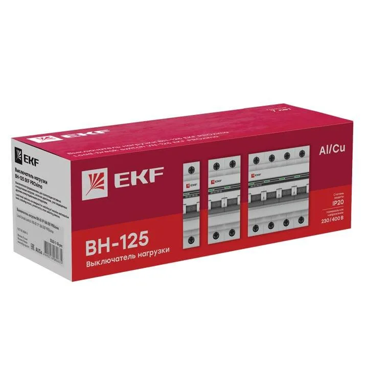 Выключатель нагрузки 3P 125А ВН-125 EKF PROxima Выключатель нагрузки 3P 125А ВН-125 EKF PROxima